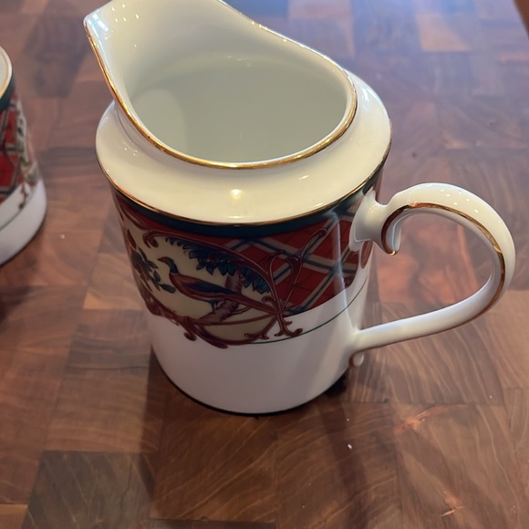 4 pieces Noritake Royal Hunt. Creamer, cup, small bowl, ramekin. EUC - Picture 2 of 11